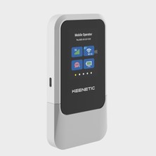 Keenetic Roamer 5g Wi-Fi 6 Hotspot Taşınabilir 4000MAH 30 Cihaza Kadar 2,4 Inç LCD Ekran Nanosım USB Type-C KN-5210