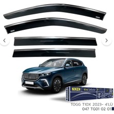 Foxus Niken Togg T10X 2023 ve Sonrası Kromlu Cam Rüzgarlığı