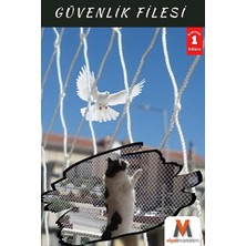 1,5X10 M Balkon Güvenlik Filesi Bahçe ve Kedi Koruma Için Uygun