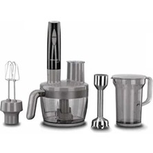 A455 Vertex Multi Siyah Blender Seti, Yüksek ve Şık Tasarım