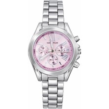Swiss Plus Kadın Kol Saati - Elegance Collection Model-2  ST0730ABL Pink/silver