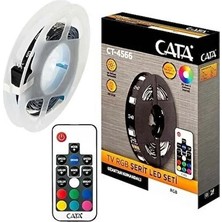 Usb'li Tv Arkasına Renkli LED Şerit, 3 Metre, Mor Renkli Aydınlatma.