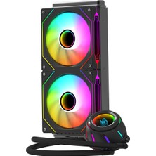 Gamebooster Blade 240B Argb Fanlı LGA1700/AM5 Uyumlu 240MM Cpu Sıvı Soğutma Siya