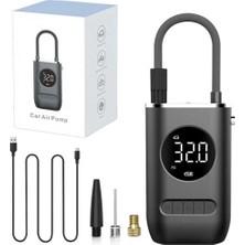 Glr 3668 Kompresör Araç Hava Pompası 4 Başlık USB Şarjlı