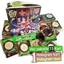 75 Adet Futbolcu Kartı Seti + 5 Hologramlı ve Tasarımlı Kartlar