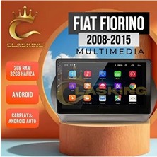 Fiat Fiorino Uyumlu Android Multimedya Teyp, 2gb Ram, 32GB Hafıza, Carplay Destekli