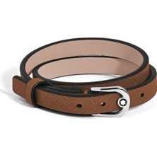 Montblanc Sartorial Deri At Nalı Tokalı Ayarlanabilir Bileklik 136936