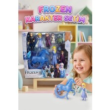 Farbu Oyuncak Frozen 2 Karakter Setim - 9'lu Figür Seti - Karlar Ülkesi 2 Özel Koleksiyon Figürleri