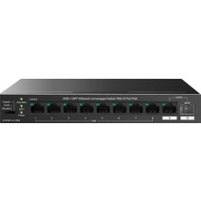 Tenda TEG1110PF-8-120W 8ge Poe+ Port (120W), 1xge + 1x Sfp Uplink Desktop Switch