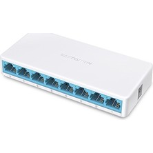 Binbir Göz Bilgisayar Tp-Lınk Mercusys MS108 8 Port 10/100 Yonetılemez Desktop Swıtch Plastik Kasa