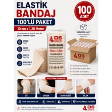 Elastik Bandaj 10CMX 1,20 Metre 100'LÜ (Ds Sağlık)
