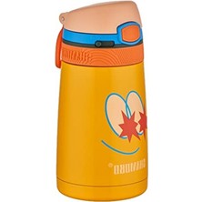 Esranın Dünyası Fiftyfifty Çocuk 350 ml Pipetli Paslanmaz Çelik Termos Bpa Içermez 7 Renk Sarı