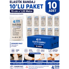 Elastik Bandaj 15CMX 1,20 Metre 10'lu (Ds Sağlık)