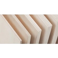 Kavak Kontraplak Tabaka 20X20 Cm, 4 mm Kalınlık, 1 Adet