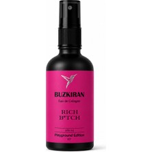 Buzkıran Playground Edition Rich Btch Premium Siyah Cam Sprey Pudra & Amber Kolonyası - 100 ml