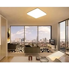 Modern Kare LED Panel Aplik Tavan Lambası, Gün Işığı 3200K, Salon, Mutfak, Banyo
