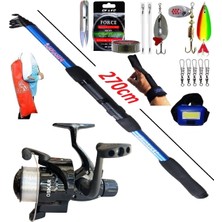 Oslo Turna Tele Spin Olta Takımı Seti Piranha Travel 270CM 50-150GR Oskar CB640