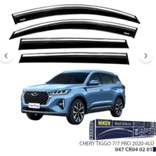Foxus Niken Kromlu Cam Rüzgarlığı Chery Tiggo 7 Pro 2020-2023 ile Uyumlu