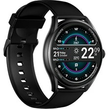 Esdiva Butik S-Link W1 Clarity Gloryfit Akıllı Saat 1.43'' AMOLED Siyah Bluetooth Özellikli Modern Tasarım