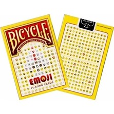 Renkli ve Çekici Emoji Temalı Cardistry Oyun Kağıdı Seti