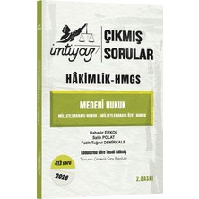 İmtiyaz Yayıncılık Imtiyaz Yayıncılık 2026 Hakimlik Hmgs Medeni Hukuk, Milletlerarası Hukuk ve Özel Hukuk Çıkmış Sorular Çözümlü