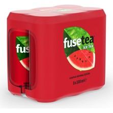 Fuse Tea Karpuz Aromalı Soğuk Çay Kutu 6X330 ml