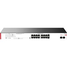 Binbir Göz Bilgisayar H3C Magıc 9801A5C3 BS218F-HP 16 Port 10/100/1000 16 Port Poe 2 x Sfp 225W Yonetılemez Rack Mount Swıtch