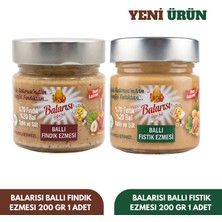 Balarısı Ballı Fındık ve Fıstık Ezmesi - Glütensiz ( Özel Paket )