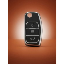 Keymatik Ford Focus Fiesta Connect 2004 Siyah Oto Anahtar Kumanda Kabı Kılıfı