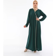 Elanesa Yandan Bağlamalı Namaz Elbisesi