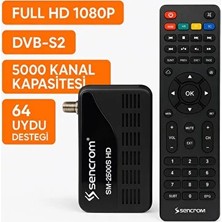 Yüksek Performanslı Hd Uydu Alıcısı, 5000 Kanal, Dvb-S2, Çok Uydu Desteği