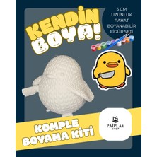 Paiplayshop Katil Civciv Boyama Figürü - Boyama Seti ve Katil Civciv Boyama Figürü 5 cm