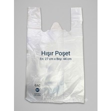 Segyhome Hışır Atlet Şeffaf Poşet Extra Dayanıklı Doğa Dostu