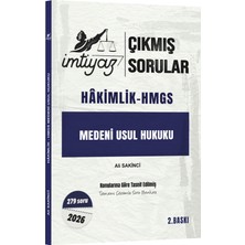 İmtiyaz Yayıncılık Imtiyaz Yayıncılık 2026 Hakimlik Hmgs Medeni Usul Hukuku Çıkmış Sorular Çözümlü