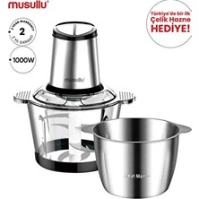 Pratik ve Güçlü 3 Litre Doğrayıcı, 6 Bıçaklı MSL-1222-3