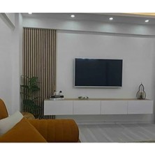 Beyaz Modern Tv Ünitesi, Şık ve Fonksiyonel Ev Dekoru Için Ideal Seçim