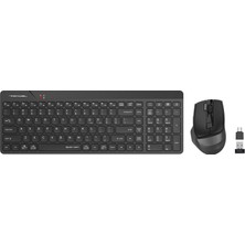 Binbir Göz Bilgisayar A4 Tech FG2400 Aır2 Kablosuz Multimedya Siyah Sessiz Q Klavye+Mouse