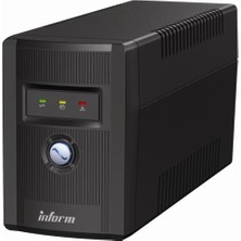 Binbir Göz Bilgisayar Inform Guardıan 1000VA LED 2X12V/7AH Lıne Interactıve Ups 879001100100