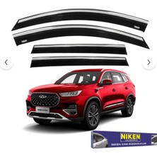 Foxus Niken Chery Tiggo 8 Cam Rüzgarlığı Kromlu 2018+