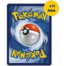 15 Adet Pokémon Lisanslı Tcg Kart Seti, Eğlenceli ve Koleksiyonluk