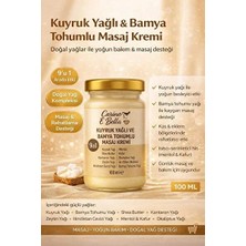 Doğal 100ML Akıllı Masaj Kremi, Kuyruk Yağlı ve Bamya Tohumlu