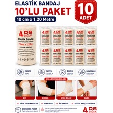 Elastik Bandaj 10X1,20 Metre 10'lu (Ds Sağlık )