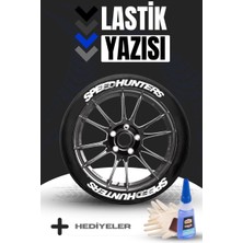 Baghes Speed Hunters Motosiklet ve Otomobil Araç 3D Oto Lastik Yazısı Sticker Arma Seti – 8 Adet