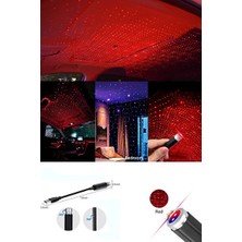 Taşınabilir Mini USB Projektör ve Esnek Gece Lambası, Renkli Işık