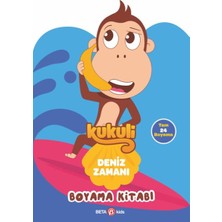 Binbir Göz Kitap Kukuli Deniz Zamanı Boyama Kitabı