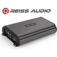 Foxus Reiss RS-Q150.8D 8kanal Profesyonel Oto Amfi Anfi 2 Ohm 225RMS X8--4 Ohm 150RMS X8--4 Ohm Bridged 4X450RMS