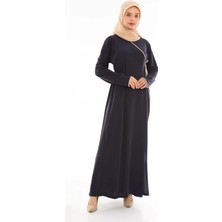Elanesa Yandan Bağlamalı Namaz Elbisesi