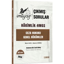 İmtiyaz Yayıncılık Imtiyaz Yayıncılık 2026 Hakimlik Hmgs Ceza Hukuku Genel Hükümler Çıkmış Sorular Çözümlü