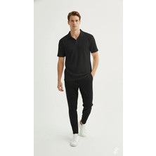 Fifty Color Premium Unisex Fitilli Kumaş Polo Yaka T-Shirt ve Eşofman Takım