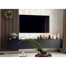 Modern Antrasit Tv Ünitesi, Şık ve Kullanışlı Tasarımıyla Yaşam Alanınıza Güzellik Katıyor